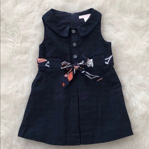 Janie & Jack navy blue dress